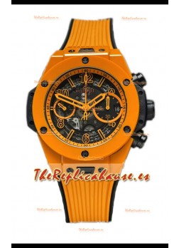 Hublot Edición Spirit of Bang Orange Magic Reloj en Caja Cerámica - 42MM Réplica Suiza