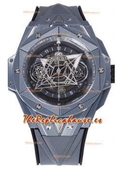 Hublot Big Bang UNICO Sang Bleu II Cerámica Gris Calidad Espejo 1:1 Reloj Réplica Suiza