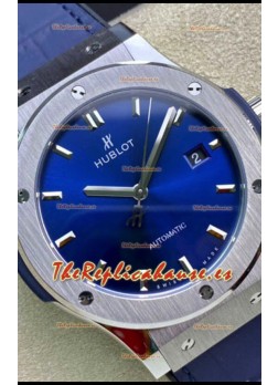 Hublot Classic Fusion Réplica Suiza a Espejo 1:1 Caja Acero 904L Dial Azul 42MM