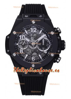 Hublot Big Bang Unico Caja de Cerámica Negra Edición Reloj Réplica a Espejo 1:1