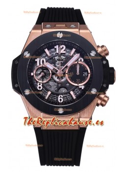 Hublot Big Bang Unico Caja de Oro Rosado Edición Reloj Réplica Suizo a Espejo 1:1