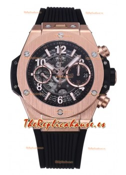 Hublot Big Bang Unico Caja de Oro Rosado Edición Reloj Réplica Suizo a Espejo 1:1