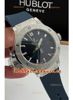Hublot Classic Fusion Acero Inoxidable 33MM Dial Azul Reloj Movimiento Cuarzo Suizo Calidad Espejo 1:1