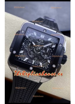 Hublot Square Bang Unico Titanium Reloj Cronógrafo Réplica a Espejo 1:1