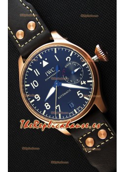 IWC Big Pilot's IW501005 Reloj Réplica Suizo Heritage - Función indicadora de la Reserva de Energía totalmente Funcional Réplica a Espejo 1:1