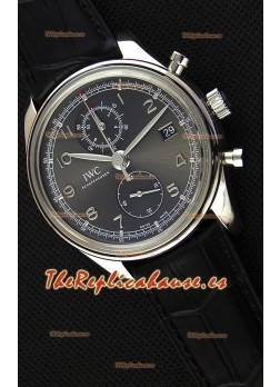 IWC Portugieser Chronograph Classic IW390302 Reloj Réplica Suizo Dial Gris