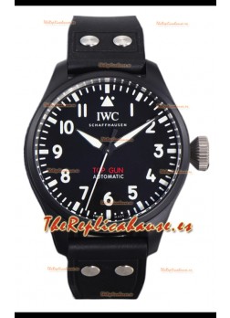 IWC Big Pilot's IW326906 Edición Top Gun 43MM Correa Piel Réplica Suiza Cerámica 