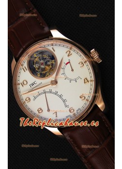 IWC Portugieser Tourbillon Mystere Retrograde IW504402 Versión 2019 Actualizada en Oro Rosado