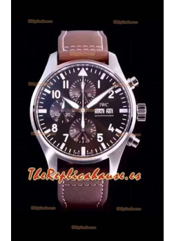 IWC Pilot's Chronograph IW377713 Antoine De Saint Exupéry Reloj Réplica a Espejo 1: Acero 904L