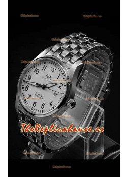 IWC MARK XVIII Réloj Réplica Suizo en Dial color Blanco de Acero 904L - Réplica a Espejo 1:1