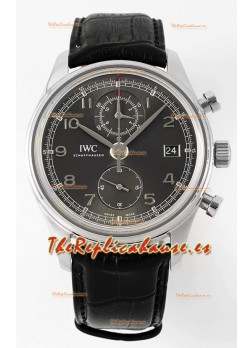 IWC Portugieser Cronógrafo Clasico IW390404 Dial Gris Reloj Réplica Suizo