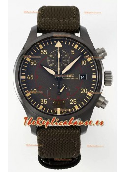 IWC IW389002 Pilot's Cronógrafo Top Gun Miramar Reloj Réplica a Espejo 1:1