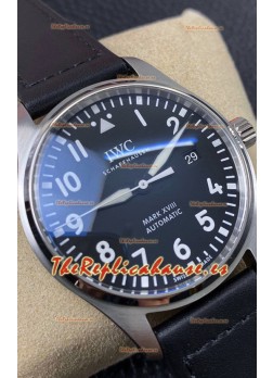 IWC Pilot Mark XVIII IW327001 Reloj Réplica Suizo a Espejo 1:1 en Dial Negro
