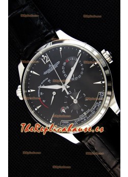 Jaeger LeCoultre Master Geographic Reloj Réplica Suizo Caja de Acero Indicador de Reserva de Energía