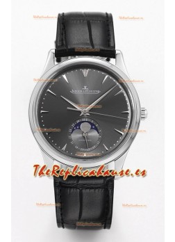 Jaeger LeCoultre Master Reloj Ultra Fino Luna Acero 904L Réplica a Espejo 1:1