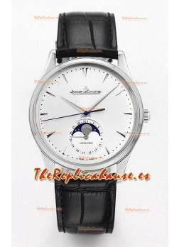 Jaeger LeCoultre Master Reloj Ultra Fino Luna Acero 904L Réplica a Espejo 1:1