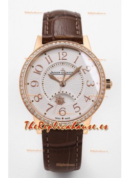 Jaeger-LeCoultre Rendez-Vous Acero Dia y Noche Reloj Suizo Réplica Espejo 1:1 Oro Rosado