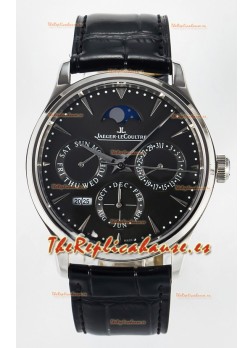 Jaeger LeCoultre Super Clone Master Ultra-Thin Calendario Perpetuo Reloj Dial Gris
