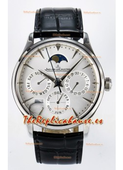 Jaeger LeCoultre Super Clone Master Ultra Thin Calendario Perpetuo Dial Blanco Watch