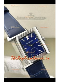 Jaeger-LeCoultre Reverso DuoFace Reloj Caja Acero Dial Azul en Movimiento Suizo Automático