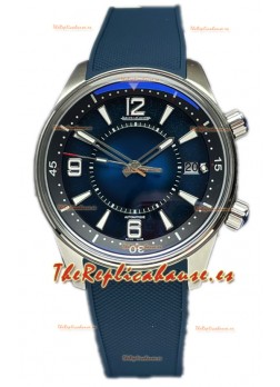 Jaeger LeCoultre Polaris Date Dial Azul Correa de Goma Reloj Réplica Espejo 1:1 42MM