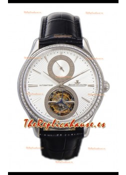 Jaeger LeCoultre Master Tourbillon Ultra-Fino Dial Blanco Caja Acero Inoxidable