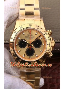 Rolex Cosmograph Daytona 116508 Oro Amarillo Movimiento Original Cal.4130  - Reloj de Acero Ultimate 904L Mejorado