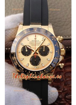 Rolex Cosmograph Daytona 116508 Oro Amarillo Movimiento Original Cal.4130  - Reloj de Acero Ultimate 904L Mejorado