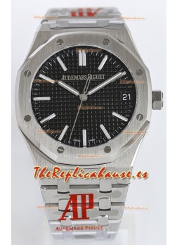 Audemars Piguet Royal Oak 15510 41MM Dial Negro Acero 904L Movimiento CALIBRE 4302 Réplica a Espejo 1:1