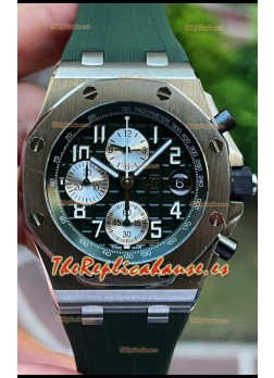 Audemars Piguet Royal Oak Offshore Dial Negro Reloj Réplica Cronógrafo a Espejo 1:1 - Acero 904L