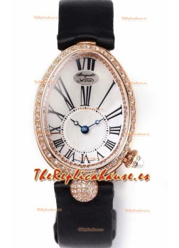 Breguet Reine De Naples Ladies Oro Rosado Reloj Edición Réplica Suizo a Espejo 1:1