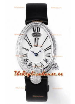 Breguet Reine De Naples Ladies Acero Inoxidable Edición Suizo Reloj Réplica a Espejo 1:1