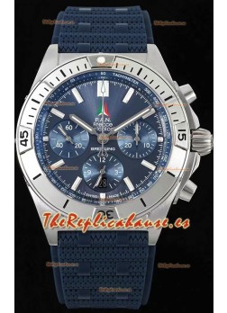 Breitling Chronomat B01 42 Edición Suiza Caja Acero 904L Dial Azul Reloj Réplica a Espejo 1:1