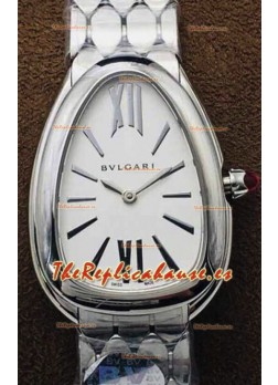 Bvlgari Edición Serpenti Seduttori Reloj en Acero Inoxidable - Réplica a Espejo 1:1