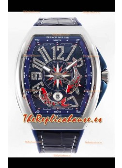 Franck Muller Vanguard KOI V45 YT SC DT AC BL KOI 2 Reloj Réplica Suizo