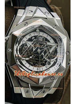 Hublot Big Bang UNICO Sang Bleu II Acero Inoxidable Calidad a Espejo 1:1 Reloj Réplica Suizo