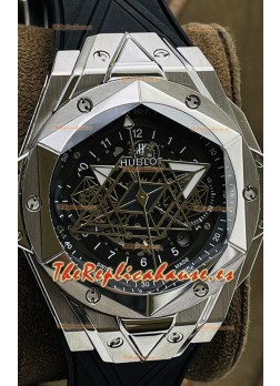Hublot Big Bang UNICO Sang Bleu II Acero Inoxidable Calidad a Espejo 1:1 Reloj Réplica Suizo