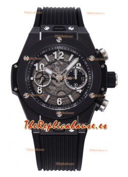 Hublot Big Bang Unico Caja Cerámica Negra Calidad a Espejo 1:1 Reloj Réplica Suizo