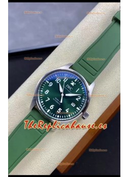 IWC Pilot MARK Series IW328205 Reloj Réplica Suizo a Espejo 1:1 Dial Verde