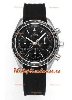 Omega Speedmaster Racing Acero 904L Chronograph Réplica a Espejo 1:1 Dial Negro