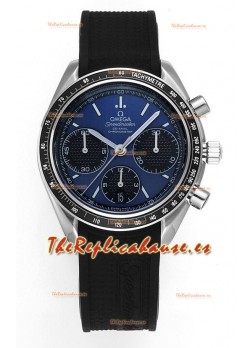 Omega Speedmaster Racing Acero 904L  Chronograph Réplica a Espejo 1:1 Dial Azul