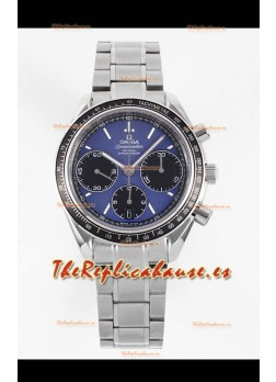 Omega Speedmaster Racing Acero 904L  Chronograph Réplica a Espejo 1:1 Dial Azul