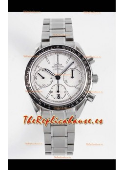 Omega Speedmaster Racing Acero 904L Chronograph  Réplica a Espejo 1:1 Dial Blanco
