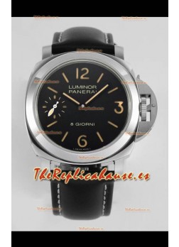 Panerai Luminor 8 Giorni PAM00915 Dial Negro Calidad Espejo 1:1 - Acero 904L