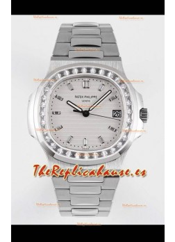 Patek Philippe Nautilus 5711/1A Dial Blanco Reloj Réplica Suizo a Espejo 1:1 en Acero 904L