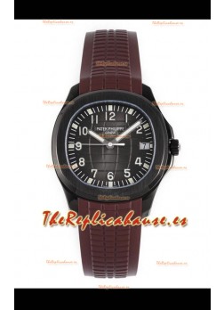 Patek Philippe Aquanaut 5167 Black Venom Edition Reloj Réplica a Espejo 1:1 - Correa Marrón