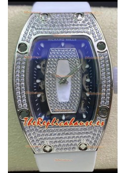 Richard Mille RM-07-01 Dial y Caja de Diamantes Ladies Reloj Rélica Suizo 1:1