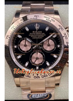 Rolex Cosmograph Daytona M116505 Oro Rosado Movimiento Original Cal.4130 -  Reloj Acero 904L
