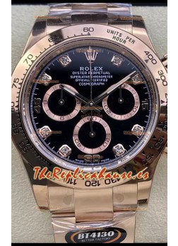 Rolex Cosmograph Daytona M116505 Oro Rosado Movimiento Original Cal.4130 -  Reloj Acero 904L