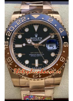 Rolex GMT Masters II M126715CHNR Oro Everose Reloj Réplica Suizo a Espejo 1:1 - Acero 904L